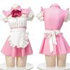 Lolita Anime Cosplay Costumes High Quality Pink Maid Outfit Apron Dress Female Anchor Sexy Lingerie Servant Uniform Set