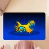 Cartoon Geometry Dash Video Game Kitchen Mat Kids Room Bedroom Decoration Balcony Anti-Slip Doormat Living Room Alfombra