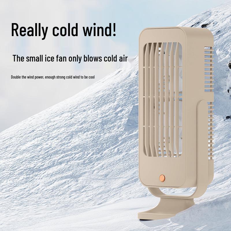Dual-Blade USB Desktop Fan for Enhanced Airflow and Dormitory Use