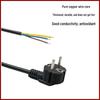 CE & VDE Certified EU Power Cord with Pure Copper Plug