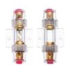 1Set 10X38MM 30A 40A 50A 60A AGU Fuse Holder Car Audio Refit Fuse Holder Car Stereo Audio Circuit Breaker Inline 70A 80A 100A Fuse Holders1