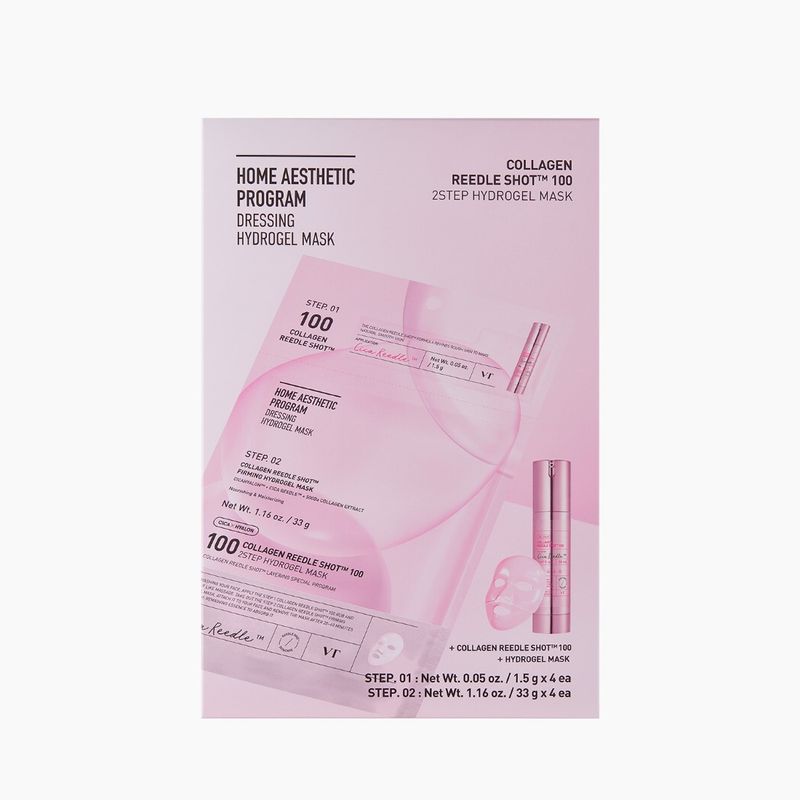 

Collagen Liddle Shot 100 2-Step Hydrogel Mask (4 Sheets)