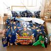 Cool Captain Tsubasa Nankatsu Football Manga Character 3PCS Bedding Set Duvet Cover + 2 Pillowcases Microfiber Anime Bed Linens