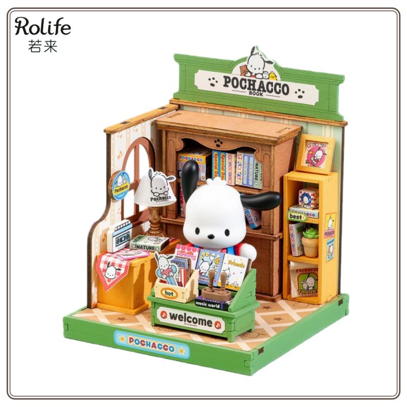 New Rolife Sanrio Dreamland Super Cute Diary Series DIY Handmade Music Box Surprise Assembly Toy Gift Original in Stock 07