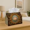 1pc Tissue Box with an Elegant Rose Design In a Baroque Floral Style - A Versatile Napkin Holder for Home, Parties, And Car Decoration - A Stylish Org