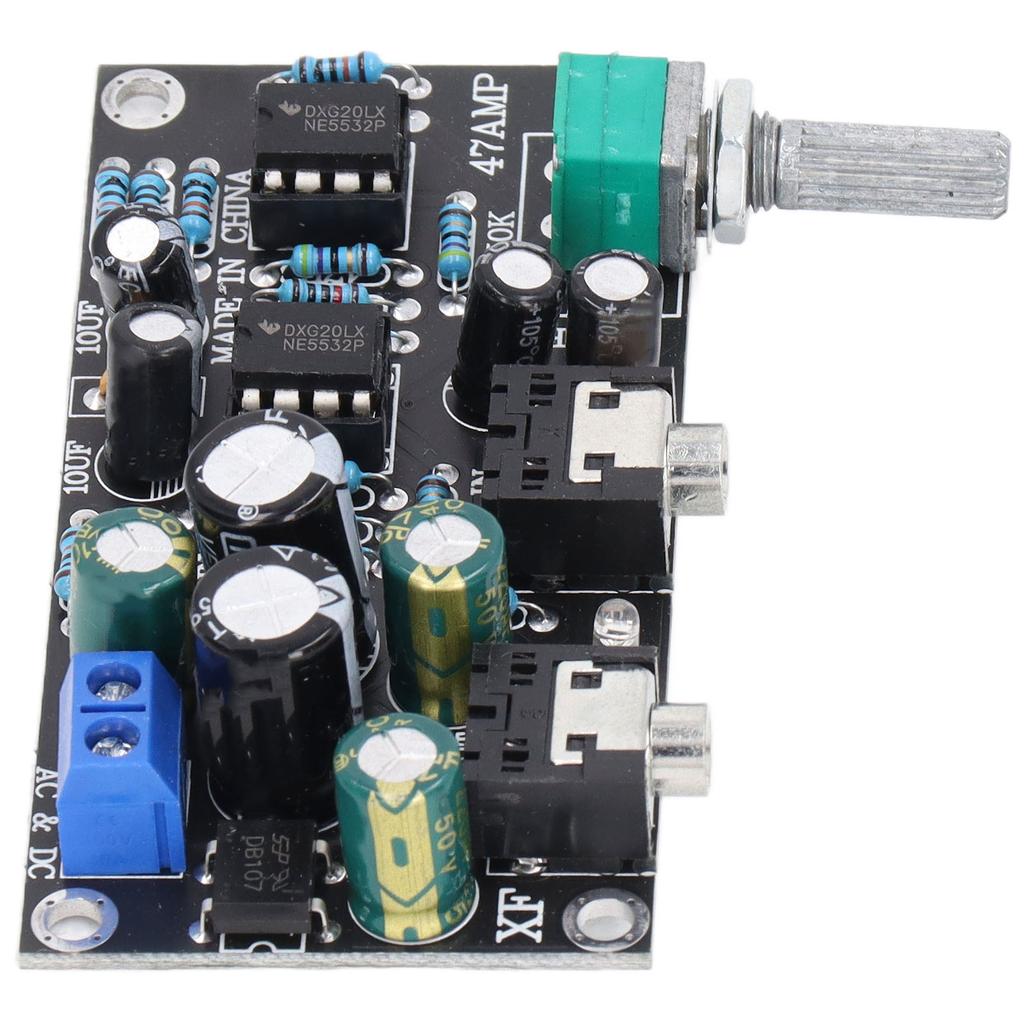 Headphone Amplifier Board Audio OP AMP Module 2 Channel Portable Single Power Supply 47