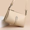 2026 Women's Versatile Crossbody Bag: Multi-layer, Large Capacity, Soft Leather, Small Square Design for Underarm or Shoulder
