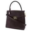 GOLD PFEIL 2WAYShoulder Handbag One Handle Bordeaux Calfskin Women Used