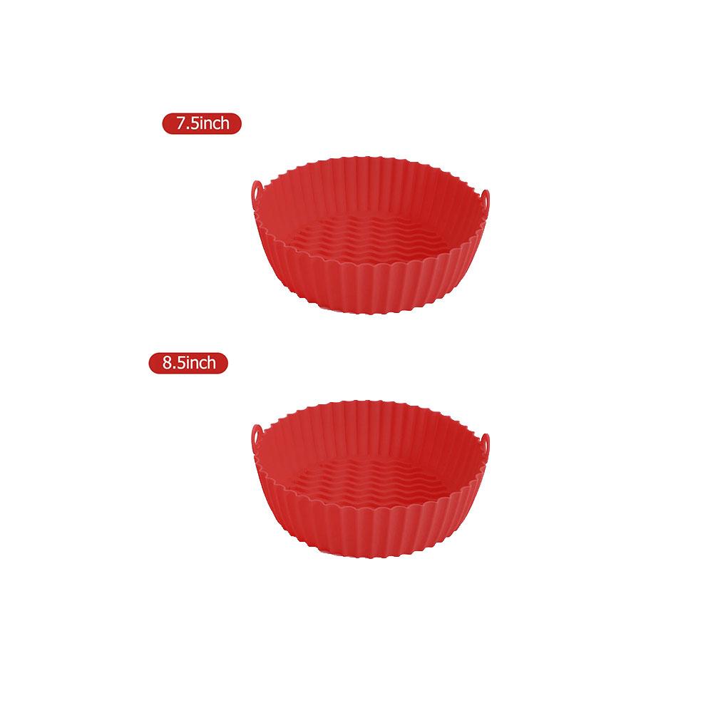 Runde Wiederverwendbare Heißluftfritteusen-Einlage Heißluftfritteusen Backofen Backblech Frittierkorbmatte Einfache Reinigung Küchenzubehör