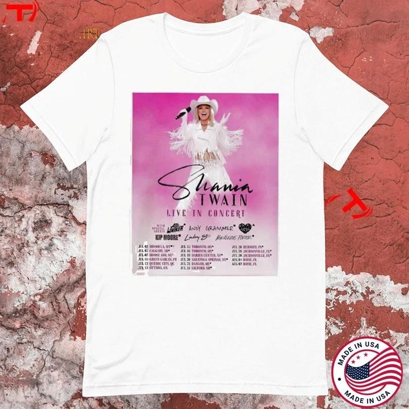 

Shania Twain Summer Tour 2025 Dates Live In Concert TShirt Unisex T-Shirt M