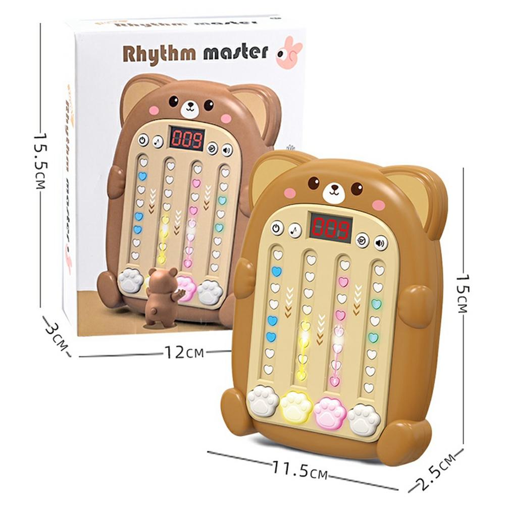 SJL3608 Rhythm Game Machine with Sound Light Electronic Music Toy for Boys Girls