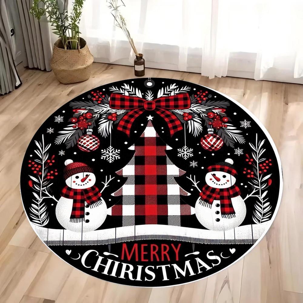 Weihnachten Weihnachtsmann 3D Reißverschluss Ornament Teppich Zuckerstange Kranz Teppich für Heimdekoration Rot Grün Gold Matte Teppiche für Schlafzimmer