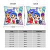 True Rainbows Kingdoms Anime Square Pillow Covers Polyester Home  Cushion Cover Funny Decorative Pillowcase 40*40