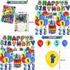 Rainbow Friend 2 Birthday Party Set Decorate With Vibrant Rainbow Theme Includes Cake Topper, Balloons, And More!
