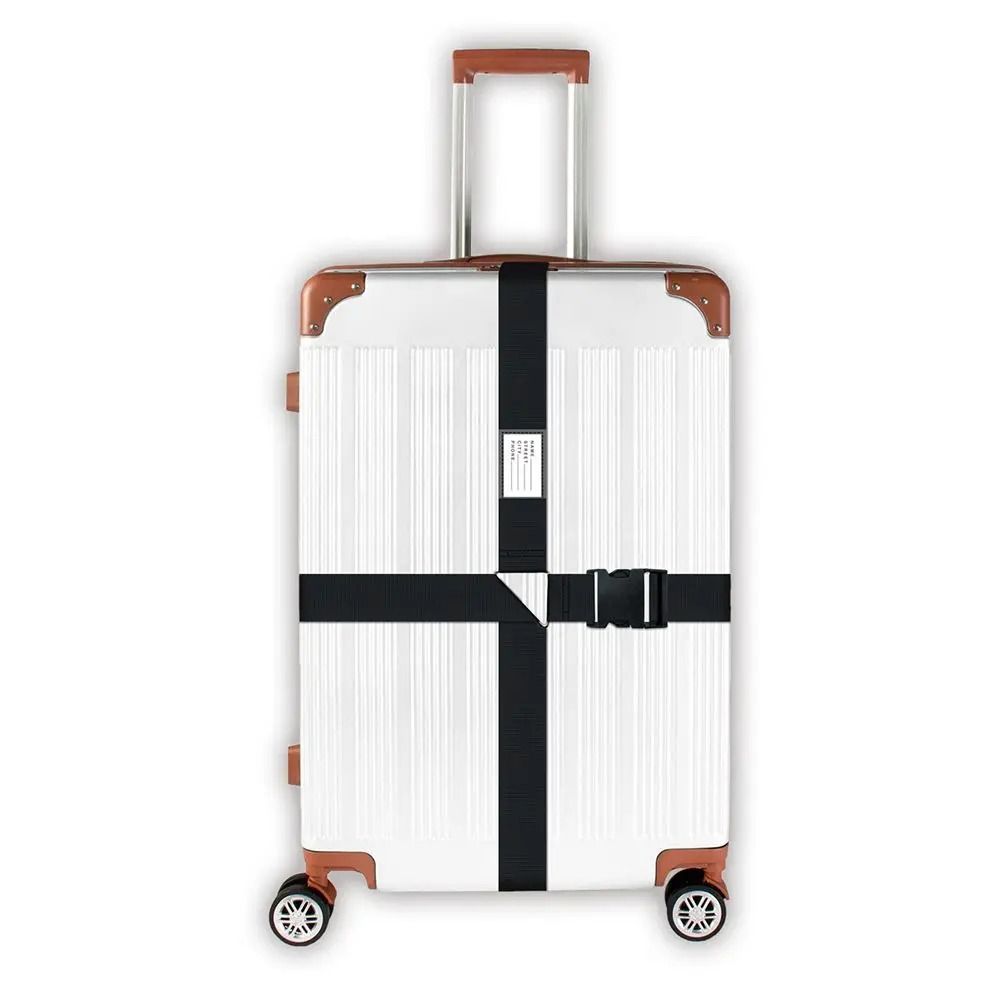 Ремни для багажа с перекрестными ремнями, упаковочная лента, крепление для тележек, ремень с пряжкой для чемоданов