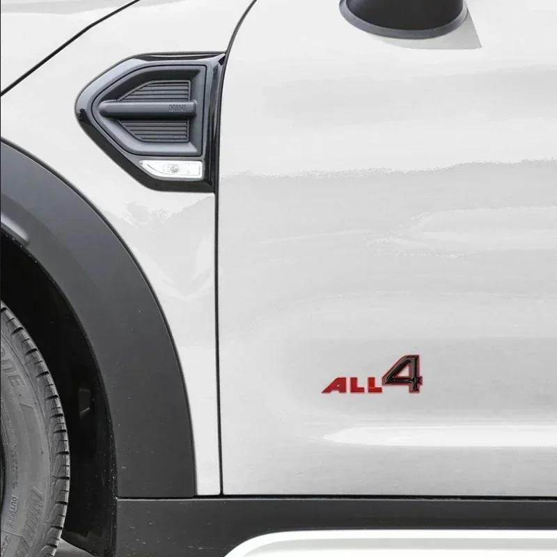 ALL 4 Metal Logo Emblem Auto Sticker ALL4 Badge for Mini COOPER JCW R60 R61 F60 Cooper S Countryman Paceman Car Accessories