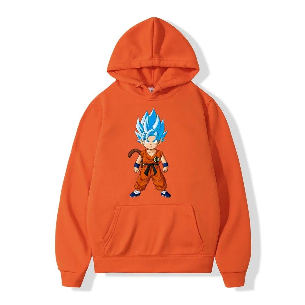 Japanese Anime Hoodie Unisex Women Dragon-ball Hip Hop Winter Fleece Hooded Unisex Harajuku Sweatshirts Clothes Male Dropshipping