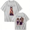 Shakira Las Mujeres Ya No Lloran World Tour Tshirt Unisex Women Harajuku Short Sleeve Oneck Casual Shirt Streetwear Fan Gifts