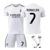Cristiano Ronaldo 7 Real Madrid 25-26 Home Jersey Set White Fan Edition Adult Youth