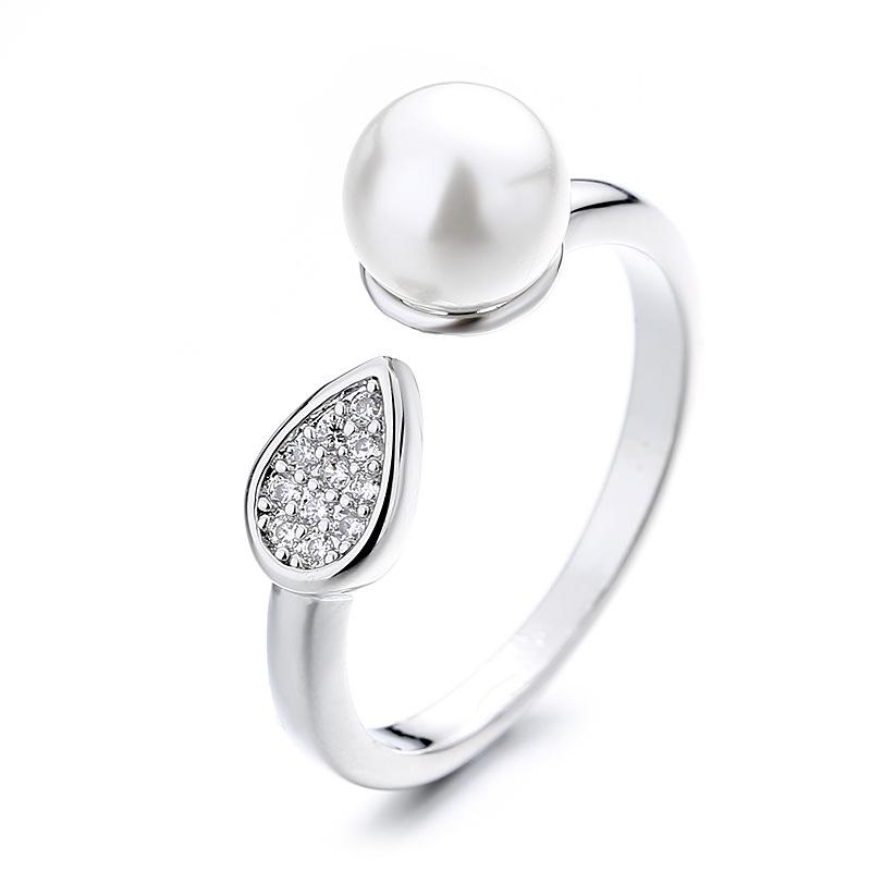 925 Sterling Silver Ring Open Adjustable Silver/Gold for Women Exquisite Student Girlfriend Jewelry Accessories Wedding Party
