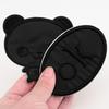 2Pcs Black Down Jacket Cotton-padded Clothes Non-sew Sticky Patch Clothing Broken Hole Repair Sticker Appliques DIY Cartoon Mark