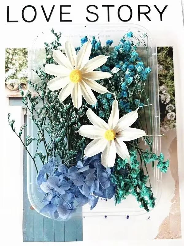 Trockenblumen DIY Blumenmaterialien Ewige Blume Handwerk Hochzeitsfeier Dekoration Blumenkurs Künstliches Materialpaket