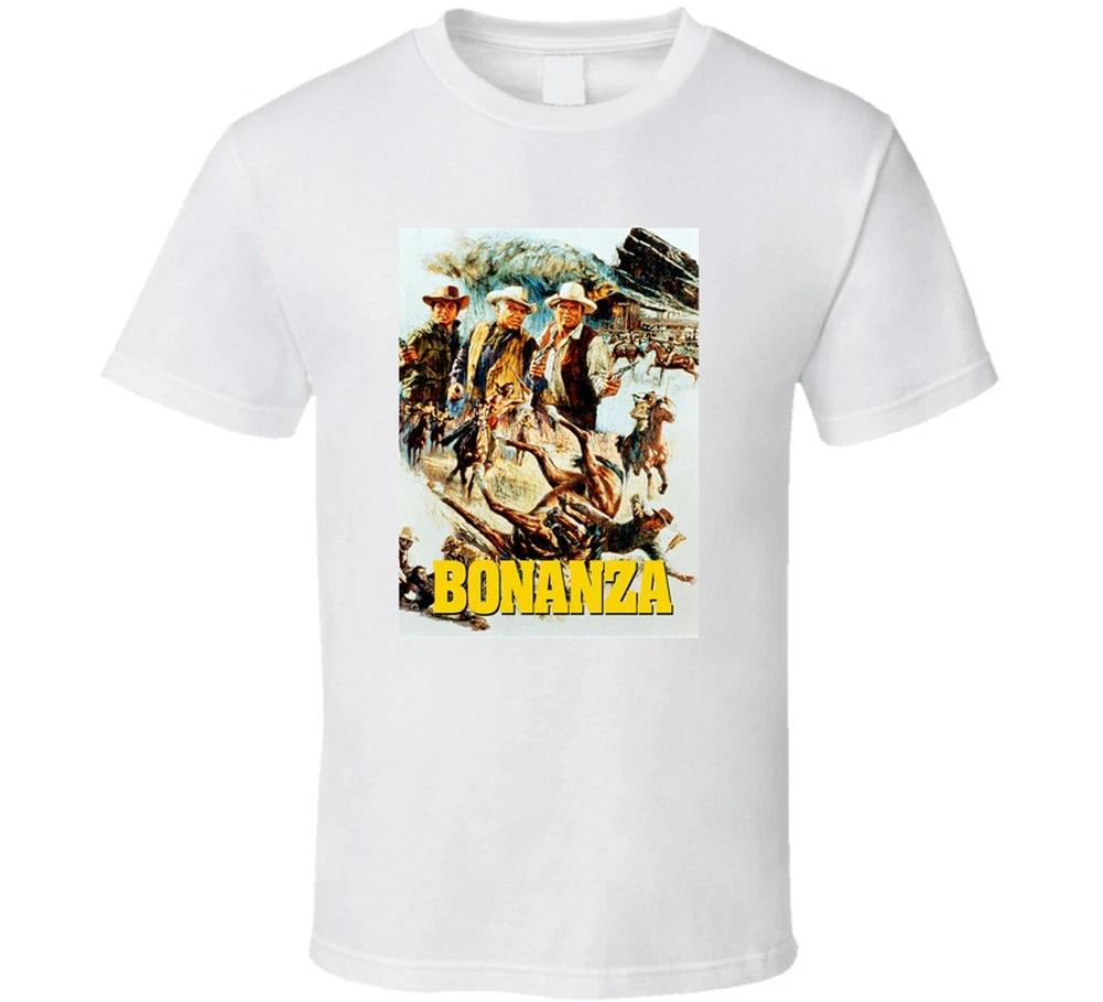 Bonanza Tv Show Tee 1960s American Western Television Series T Shirt 4XL