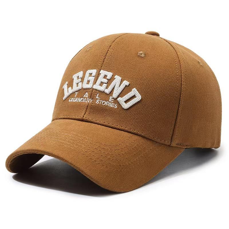Women's Baseball Cap - All Seasons, 3d Letter Embroidery, Structured Brim, Wide Brim, Face-slimming Design