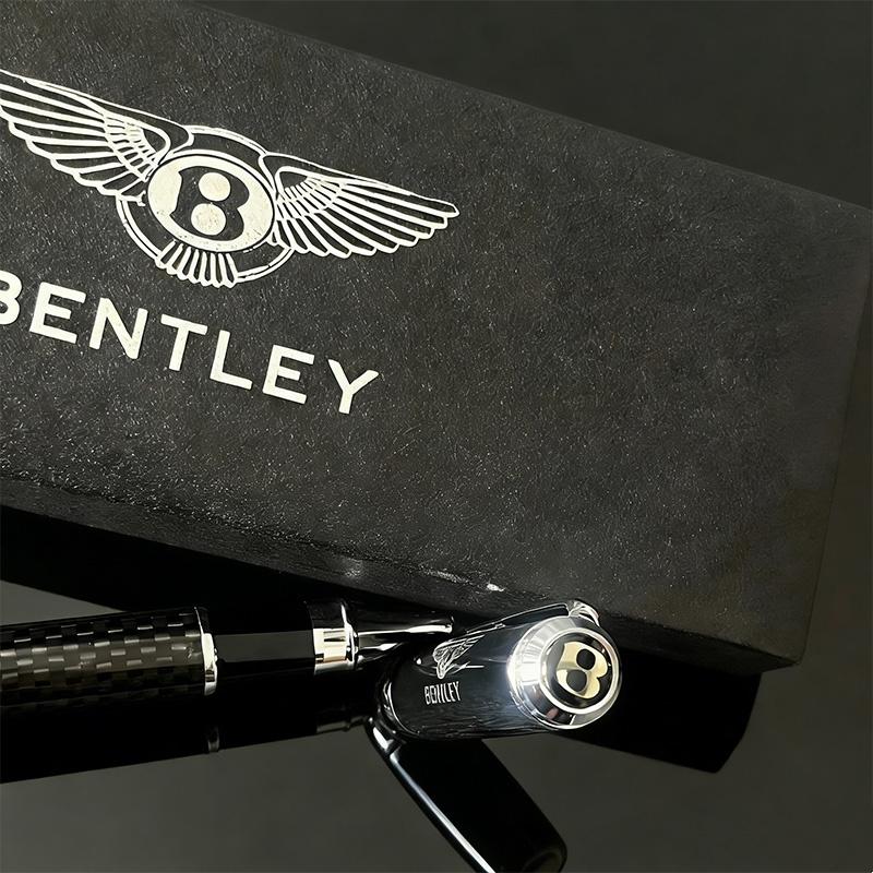 New B-Bentley-y Bentley Emblem Metal Engraved Fountain Pen Gifts Souvenirs Signature Pens Business Ballpoint Pen School Supplies