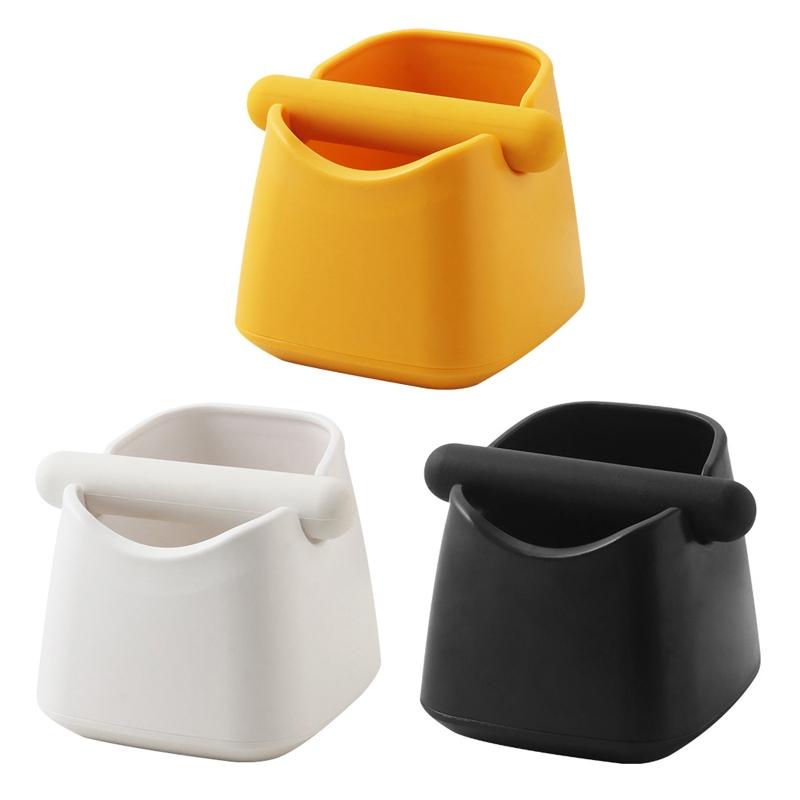 Non-Slip Coffee Grounds Containers Espresso Coffee Knock Box Container Coffee Bucket Non Slip Coffee Machine Accessories