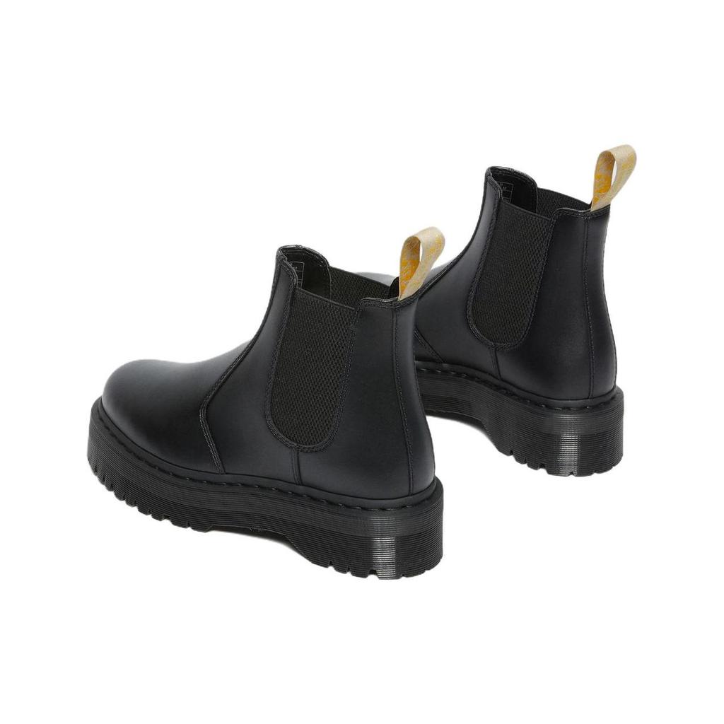 Dr. Martens PU Simple Fashion Short Chelsea Boots Unisex Boots Black 27560001