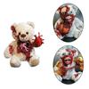 Halloween Bear Bloody Death Resin Statue Ornament Horror Toy Decor Sculpture