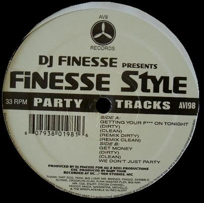 12inch Record DJ FINESSE - Finesse Style AV198 AV8 Records US Rap & Hip-Hop/R&B Used