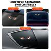 Solar Powered Car Demon Eye LED Neon Light USB Rechargeable Wireless Atmosphere Lamp Breathing Ambient Light for Vehicle Decor Neon Lights 4