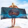 Art Poster Beach Towel Oversized,Super Absorbent Sand Free Thick Microfiber Beach Towel Quick Dry Bath Pool Sports Travel Towels