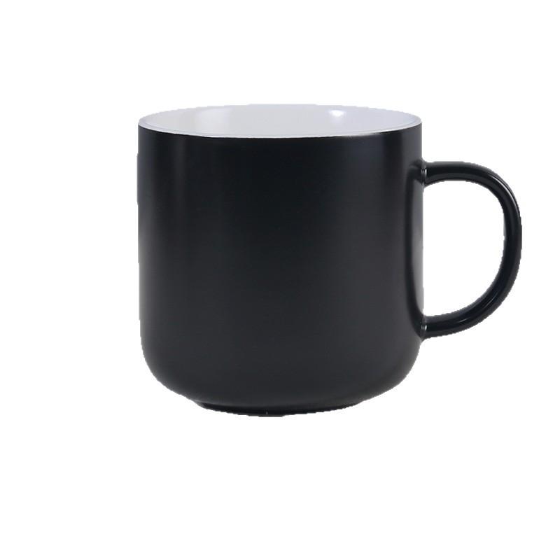 Hotel ceramic matte mug coffee cup breakfast cup guest room tea cup household drinking cup lettering 320ML
