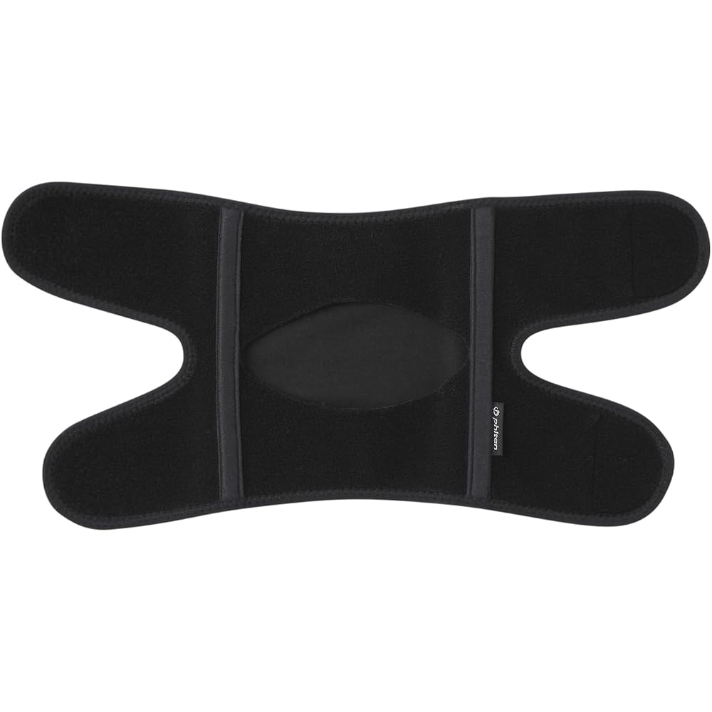Phiten Knee Supporter Metax Medium Size Easy Wear with Stabilizer 3-Layer Structure for Daily Sports Use