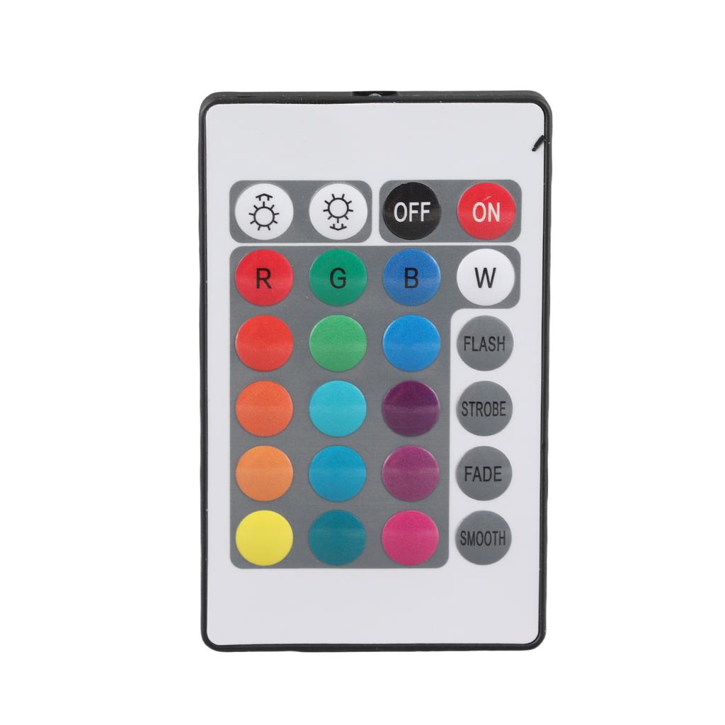 5W LEDs Recessed Lighting Downlight with IR Remote Control 16 Color & 4 Flashing Modes Dimmable RGBW Color Changing