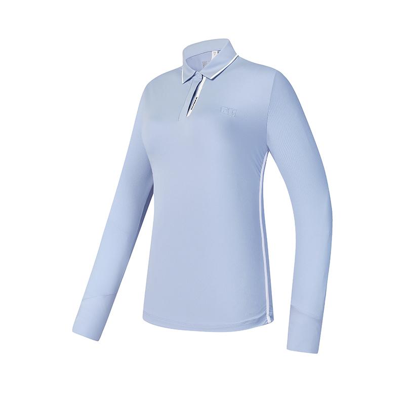 

New FILA Polo Shirts Women s Brenna Blue A11W435204FLB