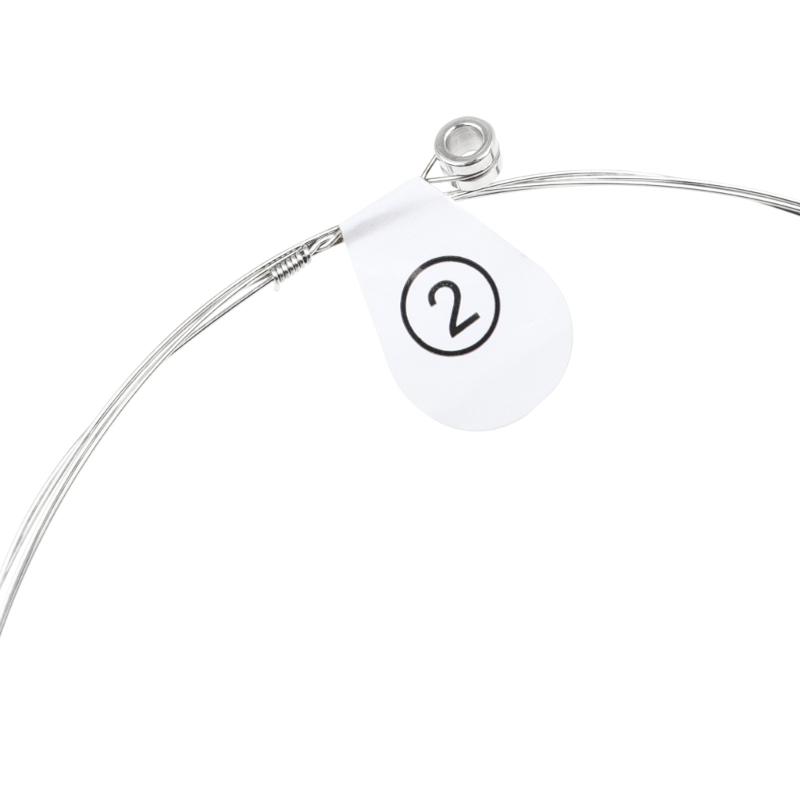 6Pcs 11-52 Folk Guitar Replacement String 6-string Acoustics Guitar Strings Strings Musical Instrument Accessories