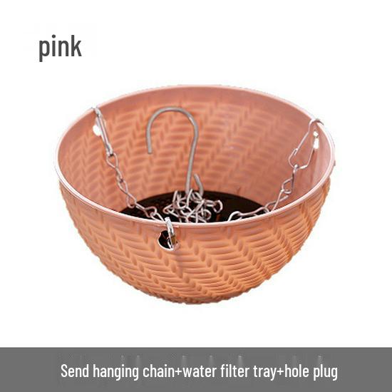 Creative Hanging Basket for Succulents & Spider Plants - Plastic Decorative Flower Pot