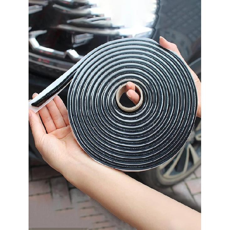 4m Butyl Rubber Glue Headlight Sealant Retrofit Waterproof Black Tape Sealant Glue for RV Car Headlamps Window Door Windshield