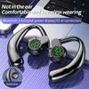 Wireless Bluetooth Headset, Long Battery Life Hanging Ears, Start Noise Reduction Digital Display Sports Sleep Music Earrings