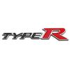 3D Metal Type S Type R Car Front Grill Rear Trunk Emblem Badge Sticker Decal For Honda Civic Typer TypeS CRV HRV Accord Fit QEM1