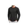 [TACVASEN] Rash Guard Dry Shirt UV Protection Long Sleeve Stretch Shirt Casual Sweat-wicking Quick-drying UPF50+ Sunscreen Long Sleeve Men's Plain