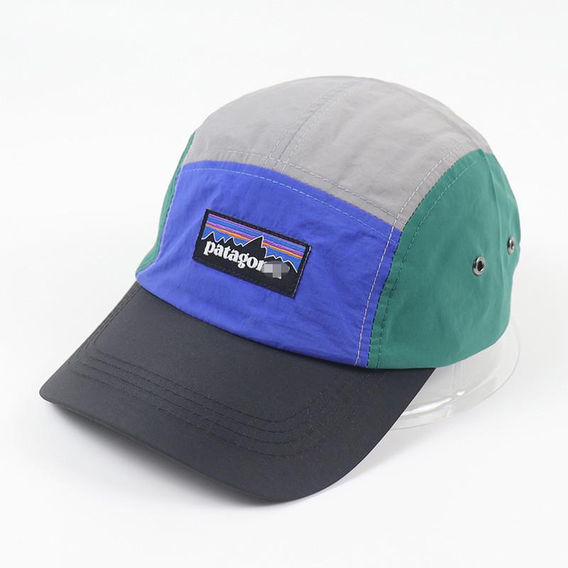 Vintage American Style Fivepanel Cap With Breathable Polyester For Outdoor Sun Protection
