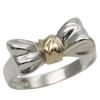 Used TIFFANY&Co. Ring Ribbon EU#52.5 Silver925/K18 Yellow Gold 3.6g Silver Yellow Gold Combination
