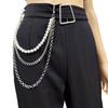 European & American Retro Faux Pearl Waist Chain – Fashionable Multi-layer Jewelry for Women