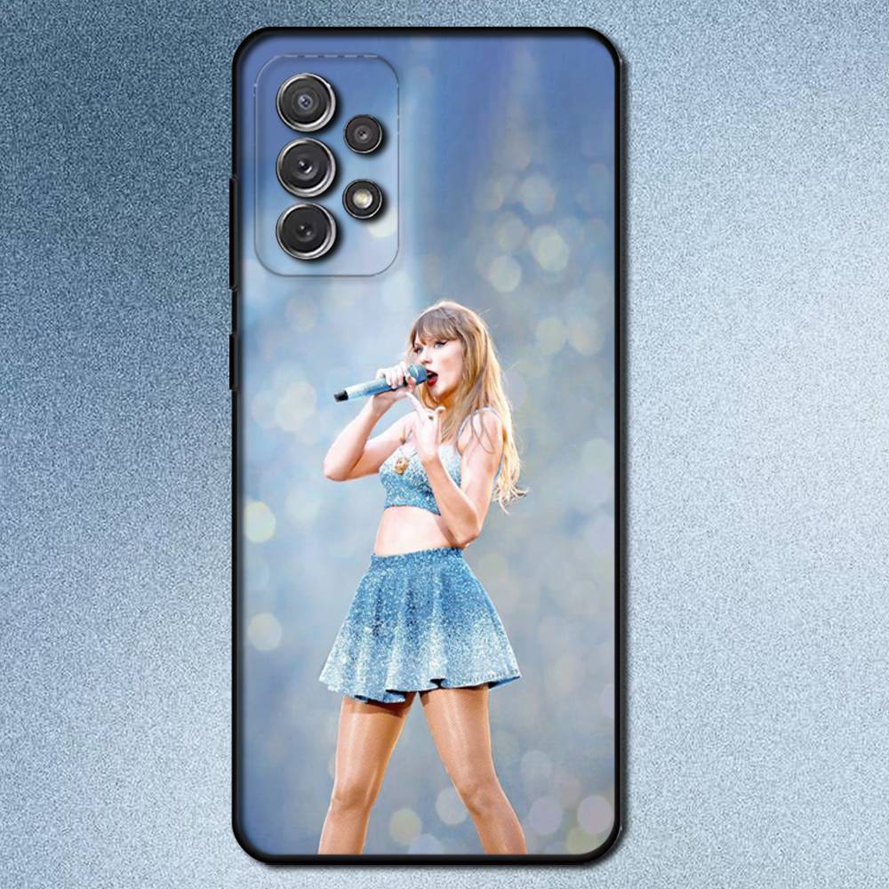 T-TaylorS S-SwiftSS Phone Case For Samsung S25,S24,S21,S22,S23,S30,Ultra,S20,Plus,Fe,Lite,Note,10,9,5G Black Cover