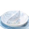 Jingdezhen Bone China Boat-Shaped Three-Compartment Serving Dishes (Set of 2)